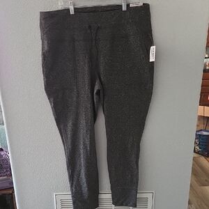Old Navy Charcoal Fleece Lined Joggers